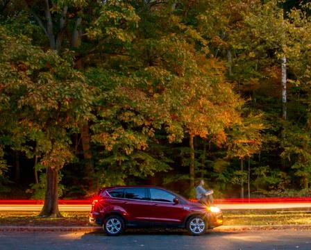 Red Ford Escape Stock Photos