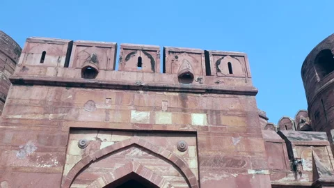 Red Fort Agra Stock Footage 304577351