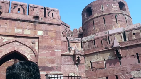 Red Fort Agra Stock Footage 304578481