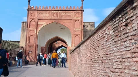Red Fort Agra Stock Footage 304578617