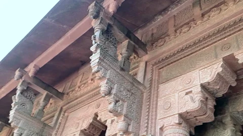 Red Fort Agra Stock Footage 304581821