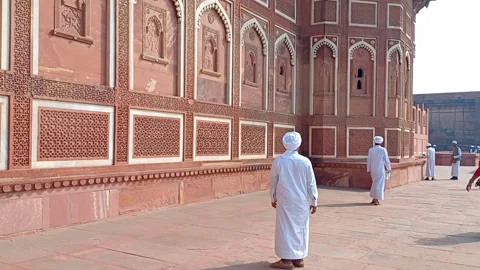 Red Fort Agra Stock Footage 304585664