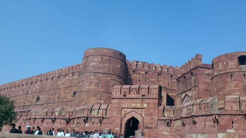 Red Fort Agra Stock Footage 304592295