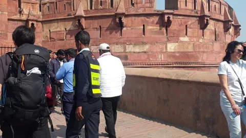 Red Fort Agra Stock Footage 304594682