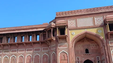 Red Fort Agra Stock Footage 304595093