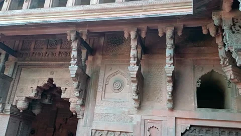 Red Fort Agra Stock Footage 304595395