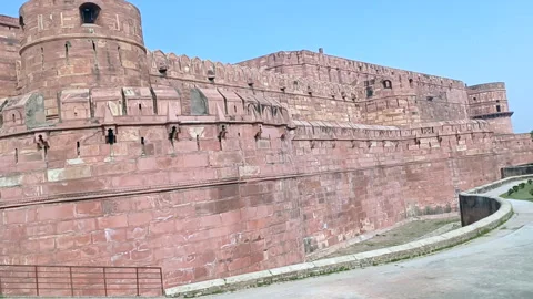 Red Fort Agra Stock Footage 304595451