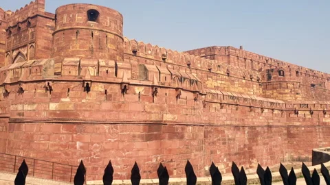 Red Fort Agra Stock Footage 304595505