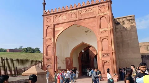 Red Fort Agra Stock Footage 304595659