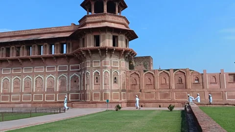 Red Fort Agra Stock Footage 304595776