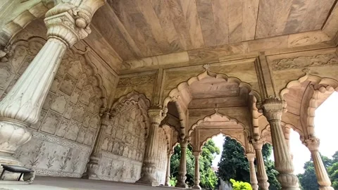 The Red Fort Architecture 스톡 동영상 318786047