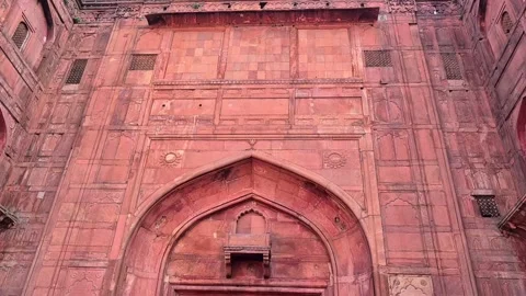 The Red Fort Architecture Vídeo Stock 318786051
