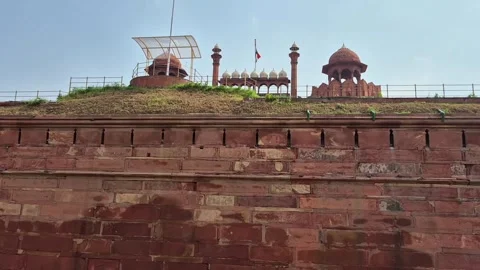 The Red Fort Architecture Vídeo Stock 318786065