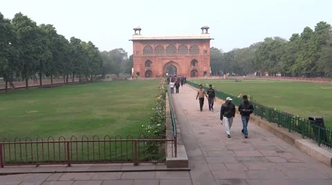 Red Fort Complex Stock Footage 46700100