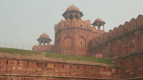 Red Fort Stock Footage 11022829