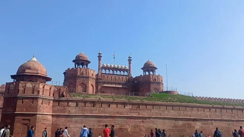 Red Fort Stock Footage 304413771