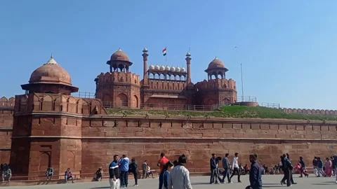 Red Fort Video stock 304413814
