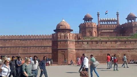 Red Fort Video stock 304413874
