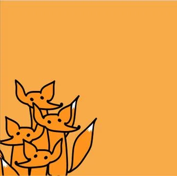 Red fox. Stock Illustration