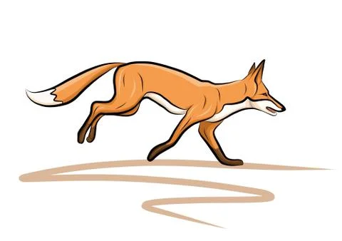 Red fox Stock Illustration
