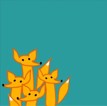 Red fox vector Stock Illustration