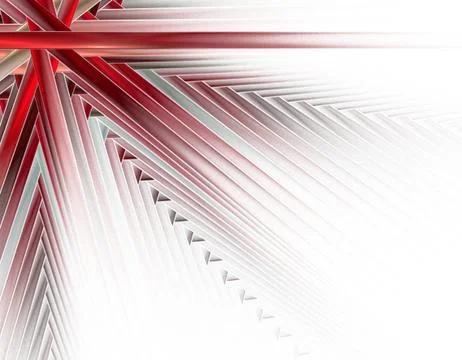 Red fractal Stock Illustration