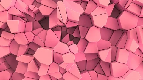 Red fractured surface Stock Footage 95162945