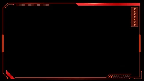 Red frame and space Stock Footage 128626879
