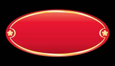 Red frame Empty red frame isolated on black background Copyright: xZoonar.... Stock Photos