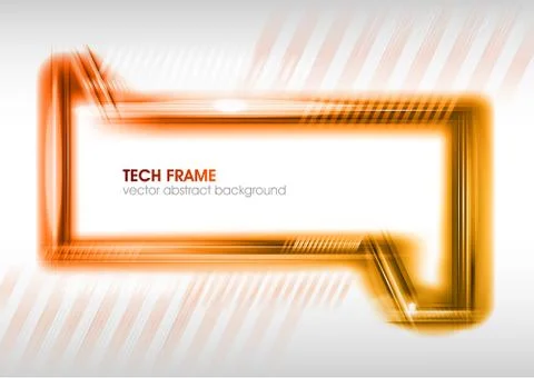 Red frame Illustrazione stock