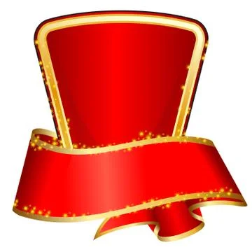 Red frame Stock Illustration