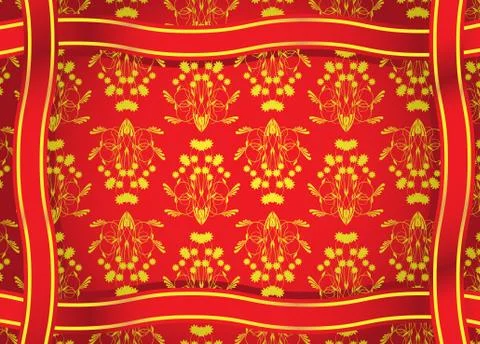 Red frame Stock Illustration