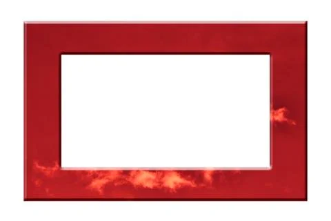 Red Frame Stock Illustration