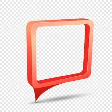 Red frame rectangular discount sticker Stock Illustration