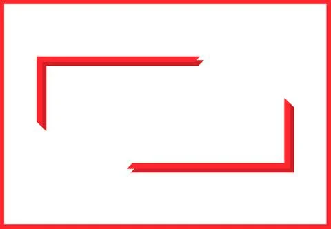 Red Frames Backround Stockillustratie