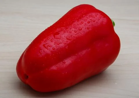 Red fresh pepper Stock Photos