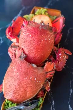 Red Frog Crab Stock Photos
