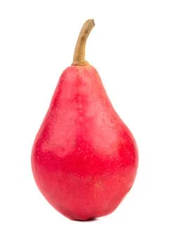 Red fruit pear Stock Photos