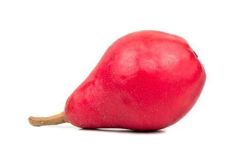 Red fruit pear Stock Photos