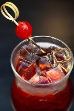 Red Fruit Soda. Stock Photos