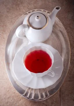 Red fruit tea Stock Photos
