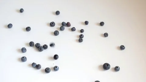 Red fruits falling from above Видео 76982786