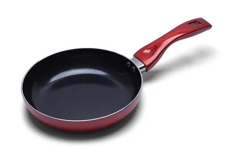 Red Frying Pan Stock Photos