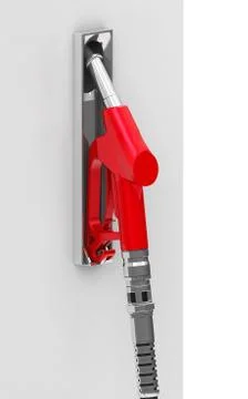 The red fuel nozzle Stock Illustration