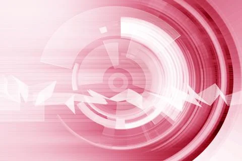 Red Futuristic Background Stock Illustration