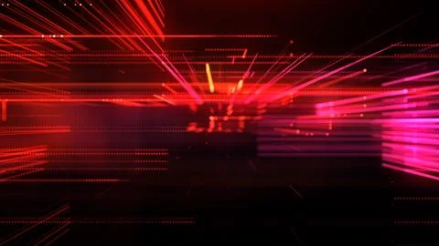 Red Futuristic Cyber Security Data Grid Background Animation Stock Illustration