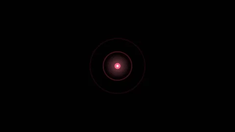 Red Futuristic Tech Loading Screen Loop Stock Footage 342263429