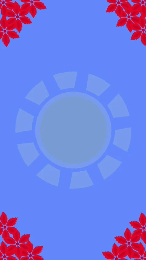 Red garden vertical Stock Footage 310244778