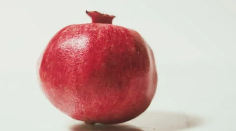 Red garnet on white background Stock Footage 59665247