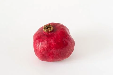 Red garnet on a white background Stock Photos